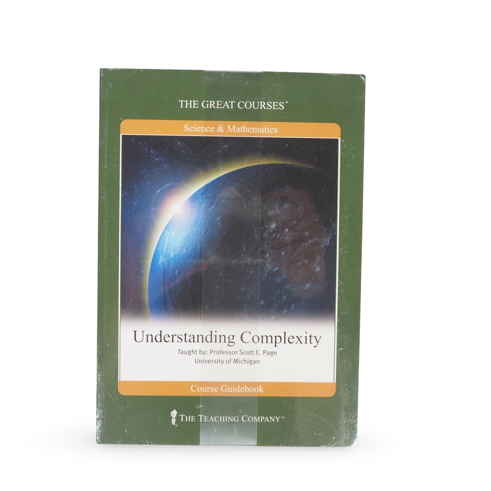 The Great Courses Understanding‎ Complexity 2 DVD Set & Guidebook Scott E Page